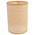 Miniatyrbillede 1 af 2: Rattan Vævet Lampeskærm Dekor Indendørs Lampeskærm E27/E14 Rattan Lampeskærm til Gulvlamper