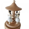 Miniatyrbillede 7 af 8: #Musikbøjle, roterende træbase, gave til piger#