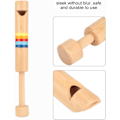 Miniatyrbillede 1 af 5: Træfløjte, Træfløjte Push & Pull Piccolo Musikinstrument
