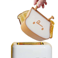Miniatyrbillede 3 af 5: LED Toast Brød Natlampe med Genopladelig og Timer Bærbar Soveværelse Sengelampe