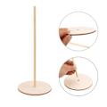 Miniatyrbillede 4 af 5: Donut Sticks 3 stk. DIY Donut Stand Træ Donut Stand Donut Holder Bryllupsdessertbar Bagels til Bryllupsfest Donut Display Stand Forsyninger Holder