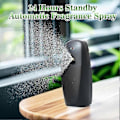 Miniatyrbild 4 av 5: Automatisk luftfräschare dispenser 2-pack, väggmonterad eller fristående, intervallsprayinställning för