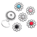 Miniatyrbillede 2 af 5: Diamantbrosche + 5 Blomsterknapper, Magnetisk Brilleholder Brosche