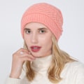 Miniatyrbillede 3 af 5: #Strikket hue med pompon hjorte flet vinterhue flet hul strikket hue#