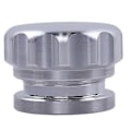 Miniatyrbillede 1 af 5: 2 tommer 51 mm aluminiumslegering svejset på påfyldningsstudsen og autodele modificeret brændstoftankdæksel sølv