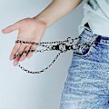 Miniatyrbillede 4 af 5: Bæltekæde Punk Jeans Kæder Damecykler Gotiske Kæder til Jeans Hip Hop Bukser Jeans Kæde Lommekæde Herre