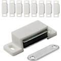 Miniatyrbilde 2 av 5: 10 stk Magnetiske Lukker for Møbler - Hvit, Dører, Skap
