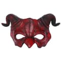 Halloween Half Mask Horror Animal, Carnival Demon Mask Goat Horn Ghost Devil Grimace, Easter Horror