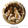 Miniatyrbilde 3 av 3: #Akryl 3D julepynt - hengende dekorasjoner#