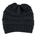 Miniatyrbillede 3 af 5: #Strikket beanie hue til kvinder og piger til vinter med hul til fletning#