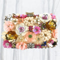Miniatyrbilde 2 av 7: #Fargerik Sekvens Blomster Kvelds Clutch#