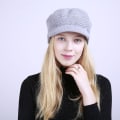 Miniatyrbillede 1 af 5: #Strikhue uldhue model foret fleece efterårs vinterhue#