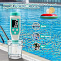 Miniatyrbild 2 av 5: 7 I 1 Ph/fri Klor/orp/ec/tds/salt/temp Ph-mätare Pool Salinitetstestare Ip67 Vattentät-A1