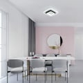Miniatyrbilde 3 av 5: Kvadratisk LED-taklampe, Moderne 20W 2300LM Taklampe for Stue