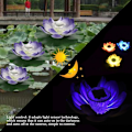 Miniatyrbild 5 av 5: Vattentät (#1) Solcellsdriven Multifärgad LED Färgväxlande Lotusblomma L