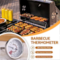 Miniatyrbillede 3 af 5: Ovntermometer, rustfrit stål ovntermometer, madlavnings- og køkkentermometer, pizzaovntermometer, grilltermometer til BBQ, grill, kød