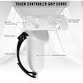 Miniatyrbilde 1 av 3: (Hvit) Oculus Quest 2 Touch Controller Full Silikonbeskyttelse
