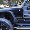 Miniatyrbillede 5 af 5: (Sort, 20 Cm) Off Road Stickers Stjerner Militær US Army Forskellige