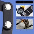 Miniatyrbillede 5 af 7: #Foldbar lås foldbar lås cykel lås høj sikkerhed kæde lås#