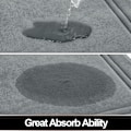 Miniatyrbillede 5 af 5: Memory Foam Bademåtte - Skridsikker, Absorberende, Super Blød Fløjl