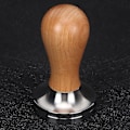 Miniatyrbilde 4 av 5: Kaffetamper i rustfritt stål med håndtak - 51 mm diameter