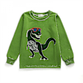 Miniatyrbild 2 av 4: 2-delat Set Julklapp Pojkar Pyjamas Dinosaurie Nattkläder Bomull Småbarnskläder Barn Sovkläder Vinter