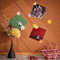 Miniatyrbillede 5 af 5: #Fem-bladet blomst farverig blomst harpiks#