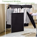Miniatyrbillede 3 af 5: Tøjposer Transparent Vindue Støvsikkert Tøjcover Universal