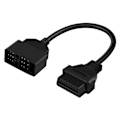 Miniatyrbillede 1 af 5: 22 Pin til 16 Pin OBD2 Adapter Stik Diagnostisk Kabel