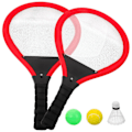 Miniatyrbild 3 av 3: 1 Set Bärbart Sportracket Badmintonracket Träningsleksak Utomhus Barnsportleksaker