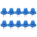 Miniatyrbillede 1 af 2: 10 stk. Trimpot Potentiometer Modstand med Knap Breadboard Trim Potentiometer