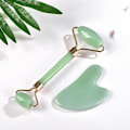 Miniatyrbild 3 av 3: Jade Roller & Gua Sha Set, Ansiktsrulle för Skönhet Ansiktsrulle