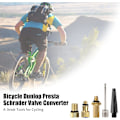 Miniatyrbilde 3 av 5: 5 stk Sykkelpumpe Ventiladaptere Koblinger, Sykkelventil Adapter til C