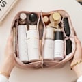 Miniatyrbillede 4 af 5: Kosmetiktaske med stor kapacitet til rejser, Makeup Taske, Makeup Taske, PU Læder Vandtæt