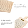 Miniatyrbilde 4 av 5: Flat Top Guide CombProfesjonell Frisørkam, Flat Top Guide Comb for Menn og Kvinner med VaterDual Ended Design Hårplukk Barberkam Verktøy