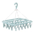 Miniatyrbilde 2 av 3: *32 Foldbare klesklyper med klips, roterende krok, multifunksjon*