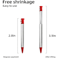 Miniatyrbillede 2 af 5: 4 stk. metal udtrækkelige erstatningsstylus kompatibel med Nintendo 3DS, 4i1 kombinations touch stylus pen sæt multi farve til 3DS