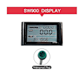 Miniatyrbillede 5 af 5: Ebike SW900 LCD Display Kontrol Elektrisk Cykel Hastighedsmåler Vandtæt Stik Optage Instrument Kontrol/Indstilling 24-72V