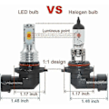 Miniatyrbillede 5 af 5: 2X 9005 HB3 LED Forlygte kit HB3 80W 8000LM Fjern- og nærlys 6000K Hvid Pære