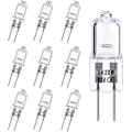 Miniatyrbillede 1 af 5: G4 Halogenpærer, 20 W 12 V Kapselpære, G4 Lavvolt Halogenlampe, Varm Hvid 3000K, Dæmpbar, 10 Styk