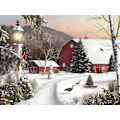 Pikkukuva 1 / 5: #Timanttimaalaussetti 5D DIY, 16x12 tuumaa, Lumikylä#