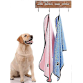 Miniatyrbillede 4 af 5: 50 X 90 Cm Absorberende Blødt Og Behageligt Mikrofiber Hunde- Og Kattebadehåndklæde - Pink