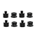 Miniatyrbild 1 av 5: 8st Mikrofon Gängadapter 5/8 Adaptermutter 1/4 Till 3/8 Mikrofontillbehör - Svart