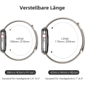 Pikkukuva 5 / 5: Tähtivärinen metalliremmui yhteensopiva Apple Watch -kellon kanssa 38/40/4