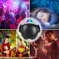 Miniatyrbilde 5 av 5: (Svart) Sky Stjerneprojektor, 4 i 1 dynamisk LED-lys projektor