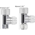 Miniatyrbillede 2 af 5: 2 stk. Akvarie CO2 Boble Regulator Diffuser Nål Regulator Enkelt Hoved Dobbelt Hoved til Fisketanke CO2 Bobletæller Boble Regulator