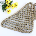Miniatyrbillede 1 af 6: #Lizard Lounger Naturlige Havgræsfibre til Anoler Skæggede Drager Geckos Leguaner og Eremitkrebs Rektangulær 20*20*28CM#