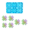 Miniatyrbillede 5 af 5: 3 stk. Silikoneforme til Resin Shamrock Silikoneforme Sommerfugl Øreringeforme