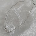 Pikkukuva 5 / 5: Naisten kaulakoru, yksinkertainen ja raikas herneenriisi-riipus lyhyt solisluuketjun kaulakoru koru