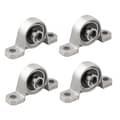 4 stk. husflange 10 mm KP000 kugleblok pudeblok til reservedele til 3D-printer